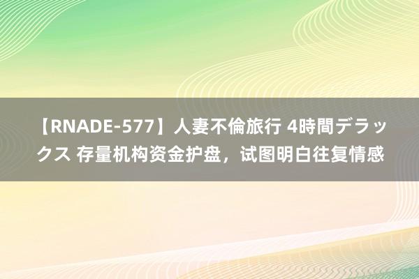 【RNADE-577】人妻不倫旅行 4時間デラックス 存量机构资金护盘，试图明白往复情感