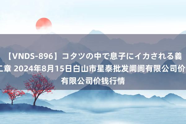 【VNDS-896】コタツの中で息子にイカされる義母 第二章 2024年8月15日白山市星泰批发阛阓有限公司价钱行情