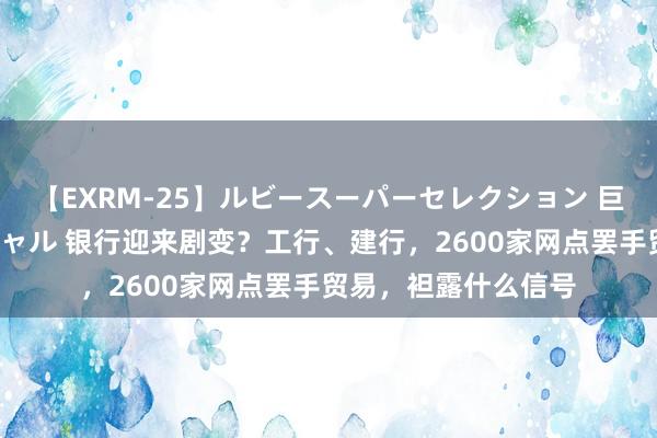 【EXRM-25】ルビースーパーセレクション 巨乳豊満4時間スペシャル 银行迎来剧变？工行、建行，2600家网点罢手贸易，袒露什么信号