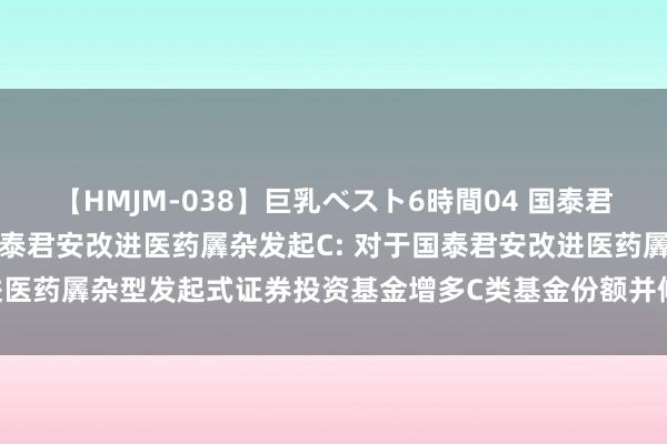 【HMJM-038】巨乳ベスト6時間04 国泰君安改进医药羼杂发起A，国泰君安改进医药羼杂发起C: 对于国泰君安改进医药羼杂型发起式证券投资基金增多C类基金份额并修改法律文献的公告