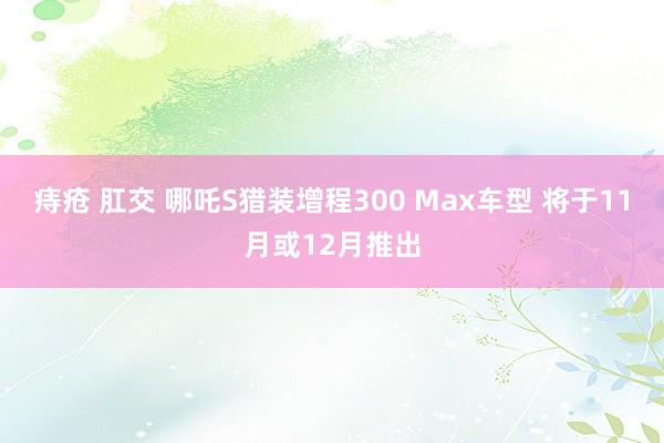 痔疮 肛交 哪吒S猎装增程300 Max车型 将于11月或12月推出